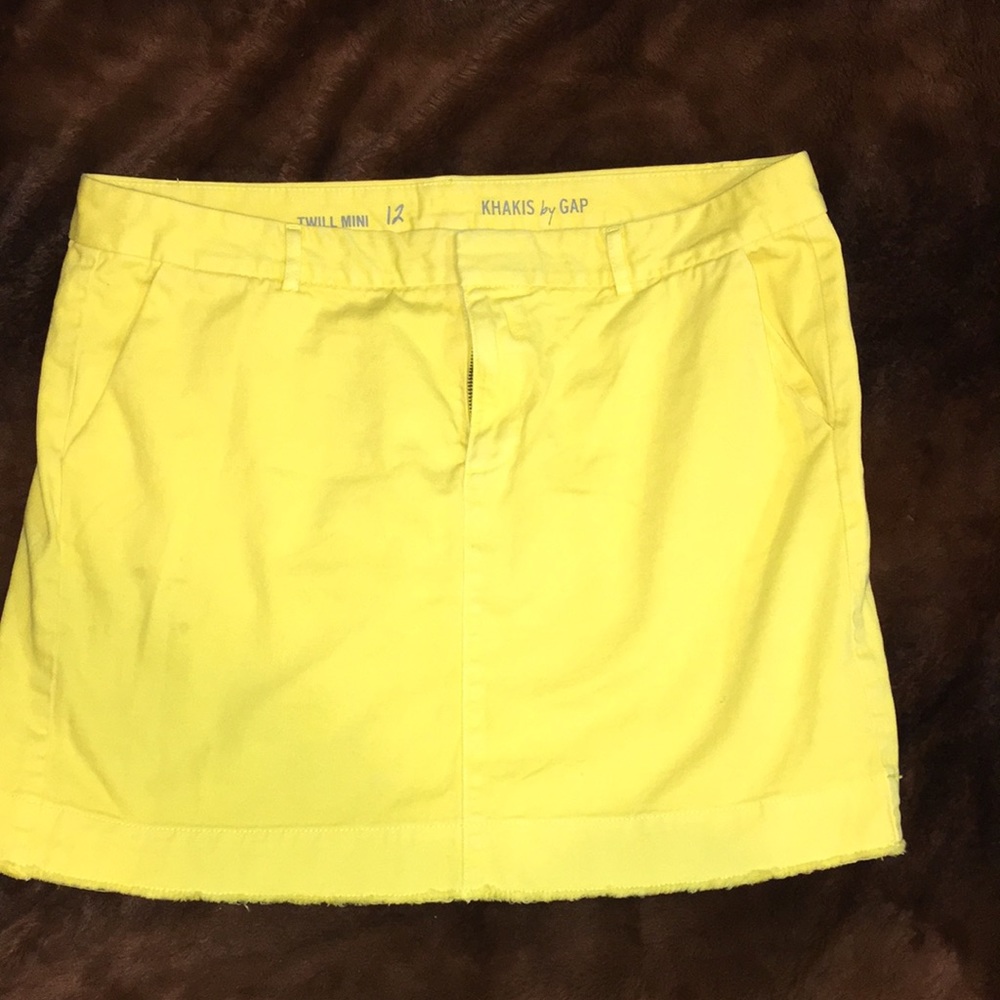 Twill mini skirt Gap 16 inch length